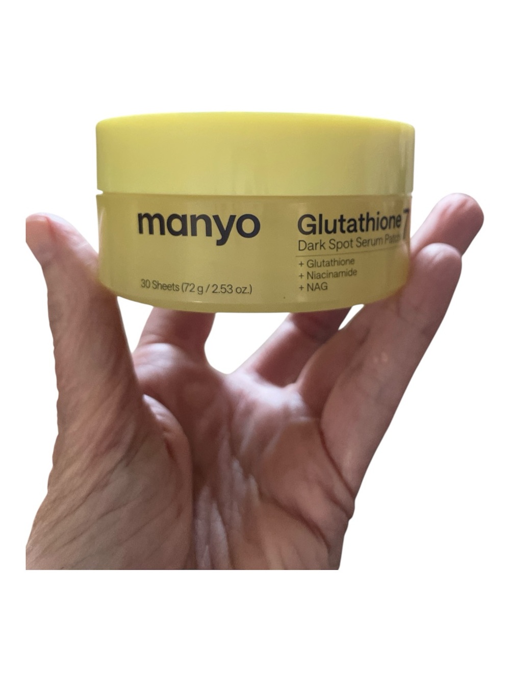 Manyo Glutathione Dark Spot Serum Pads — Yellow